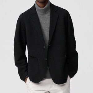 UNIQLO: C Knitted Blazer in Black